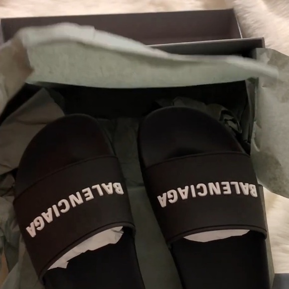 ~ | BALENCIAGA | POOL SLIDE SANDAL ~ - Picture 7 of 10